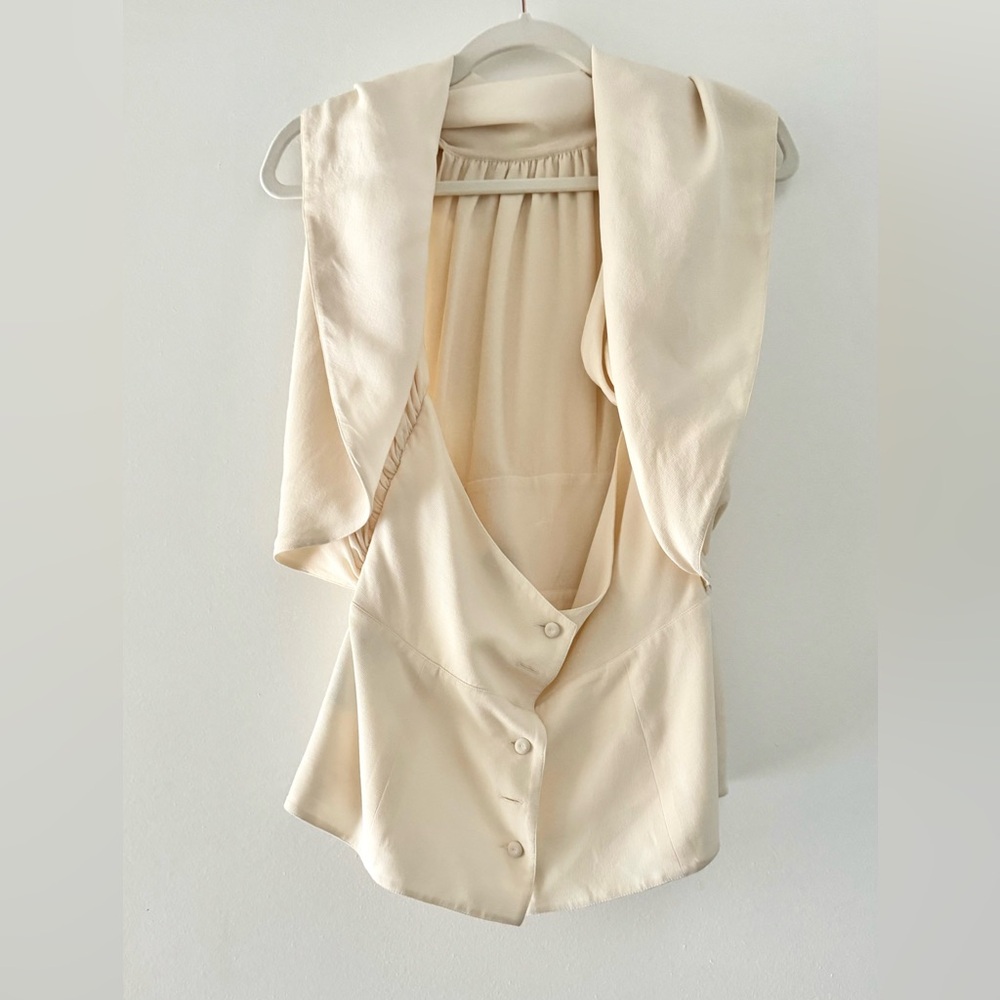 Fendi Cream Women's Top - Picture 3 of 4